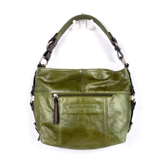 Noni Bossi Augergine Italian Leather Hobo - Picture 2 of 6